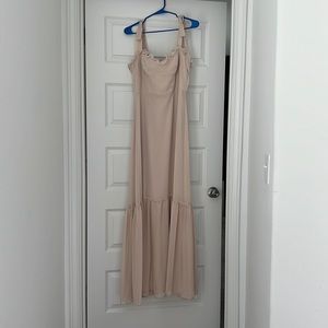 Dessy Bridesmaid Dress- Champagne